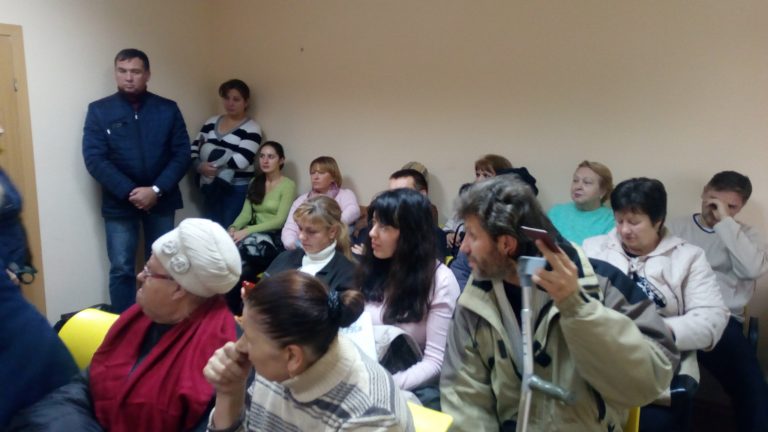 Вільні слухачі на судовому засіданні 11 листопада 2016 року в Дарницкьому районному суді міста Києва