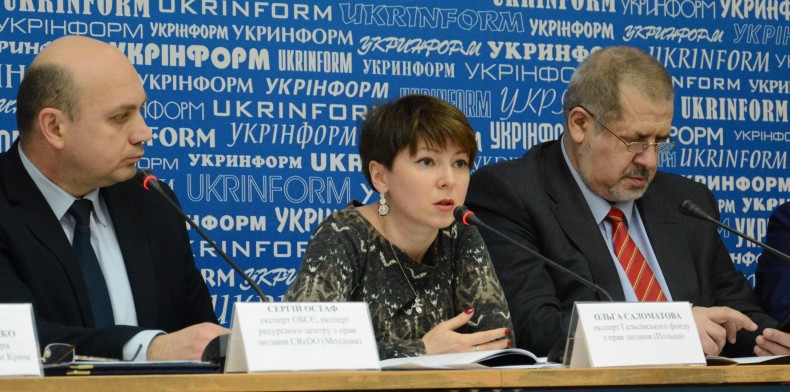Sergey Ostaf, Olga Salomatova and Refat Chubarov