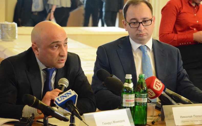 General prosecutor of AR Crimea Hiunduz Mamedov and lawyer Nikolai Polozov
