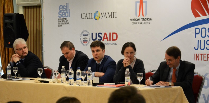Mykola Hnatovskyy, Larissa van den Herik, Marko Milanovic, Gleb Bogush, Ksenija Turković and Erik Møse