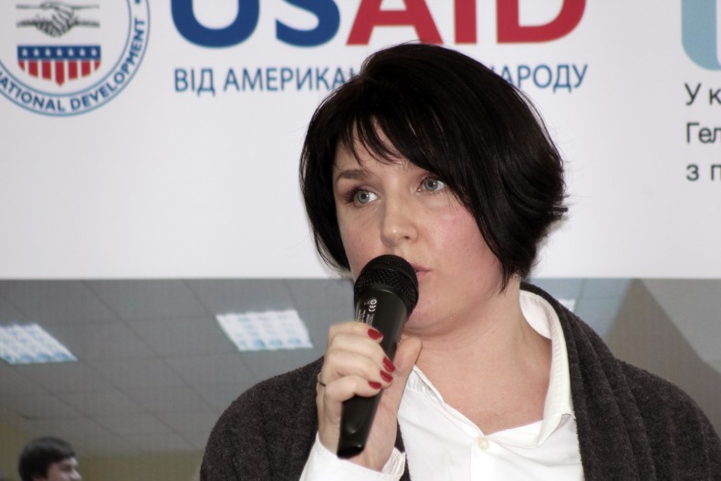 Hanna Rasamakhina, a lawyer at the UHHRU Specialized Public Reception on Crimea.